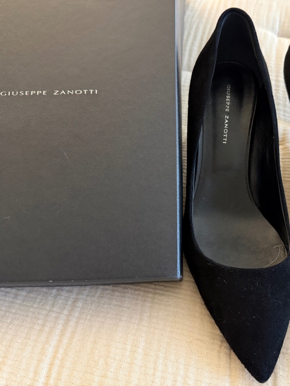 Black Suede Giuseppe Zanotti Pumps Size 40